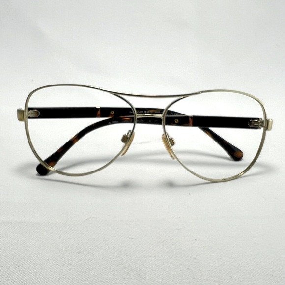 Burberry Accessories - Burberry Chrome Metal Aviator Eyeglasses - Frames Only